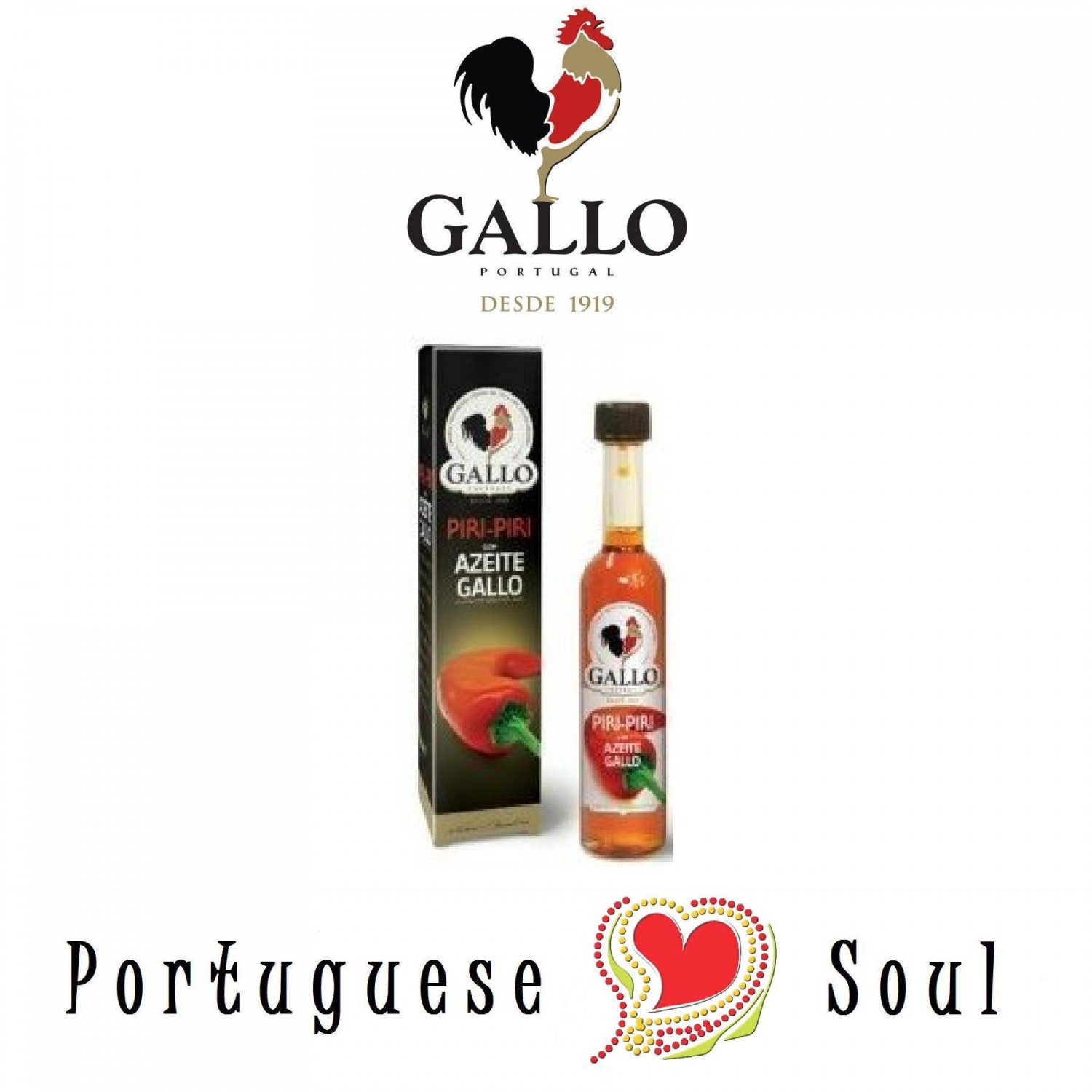 Olive Oil with Piri Piri | Spicy Sauce GALLO 50 ml
