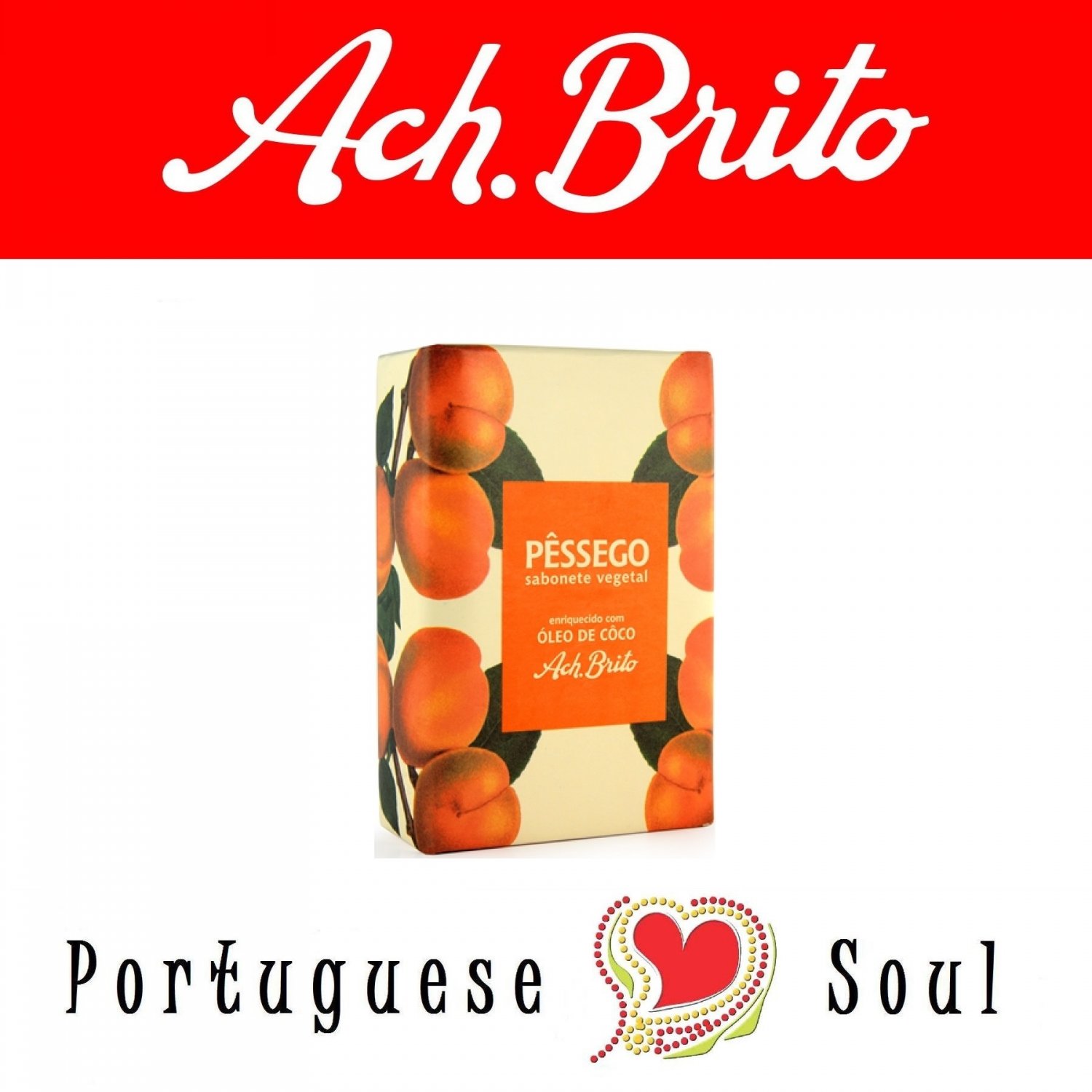 ACH BRITO Peach Soap 160g CLAUS PORTO LAFCO