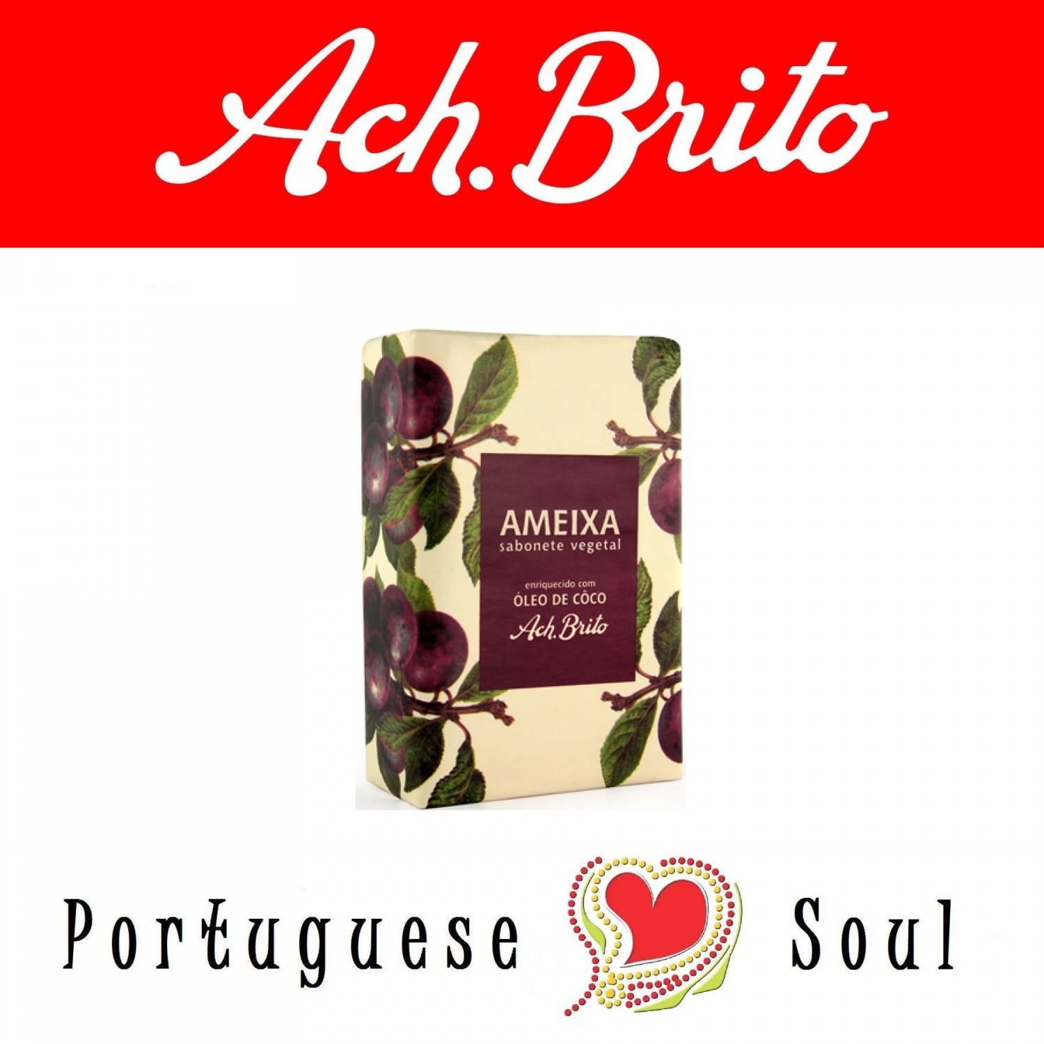 ACH BRITO Plum Soap 160g CLAUS PORTO LAFCO
