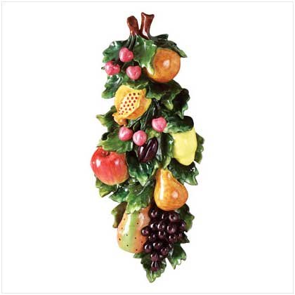 Mixed Fruit Wall Plaque