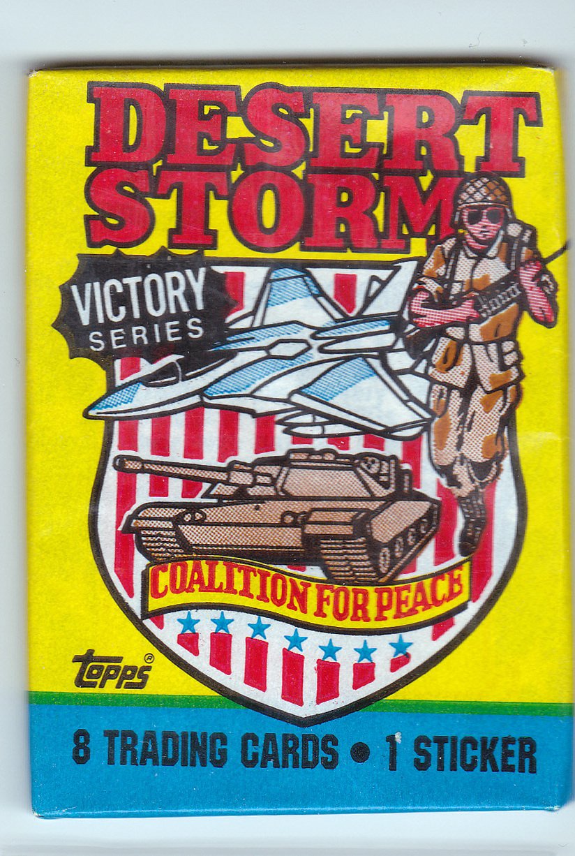 1991 TOPPS DESERT STORM UNOPENED PACKS VICTORY SERIES