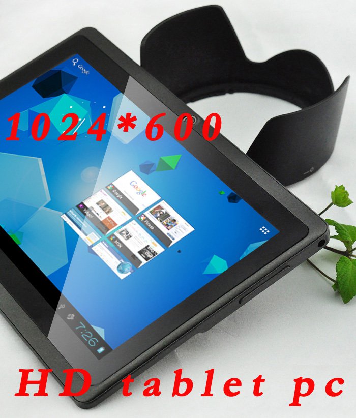 High quality 2013 Xmas 7 inch android 4.1 Capacitive Screen WIFI HD 1024*600 pixels tablet pc black