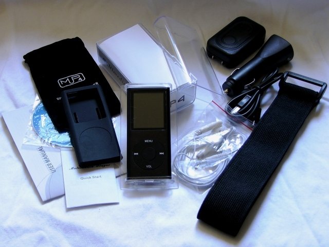 Nano II Style 4GB Mp4 Player +FM+Game+Reading