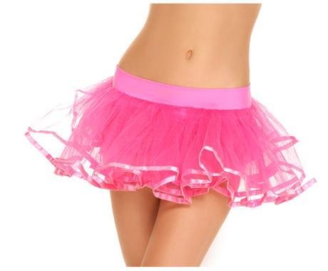 Charmingirl Sexy Pink Tulle Petticoat
