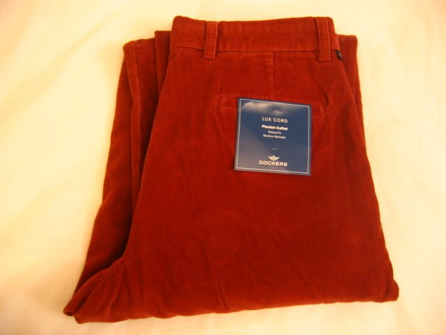 NWT Men's Dockers Corduroy Pants Sz 36x32