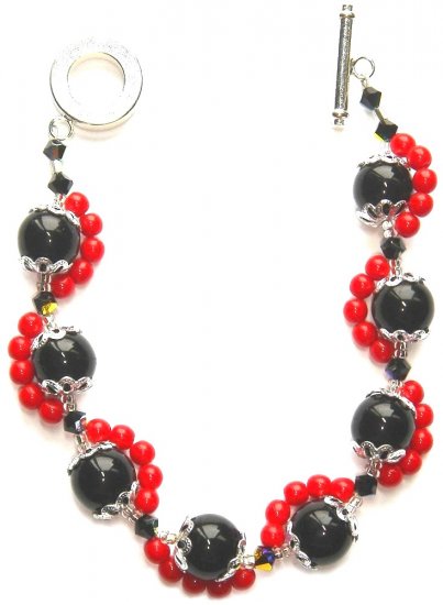 Red Zigzag Bracelet