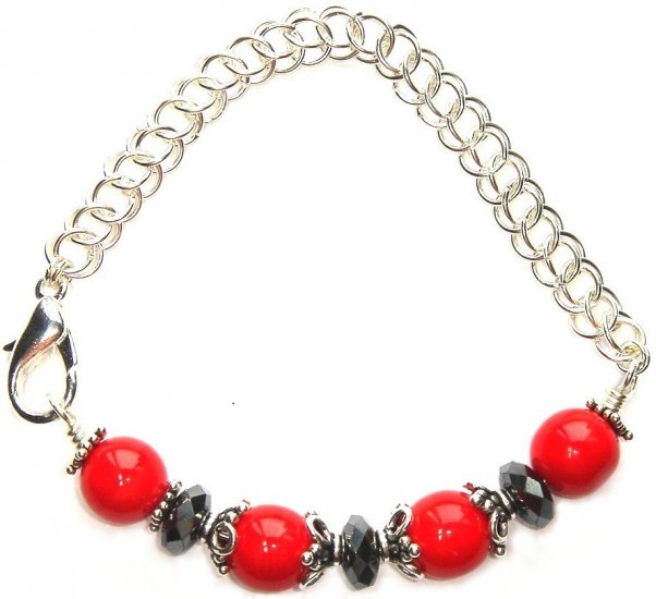 Red Cherry Half Bangle