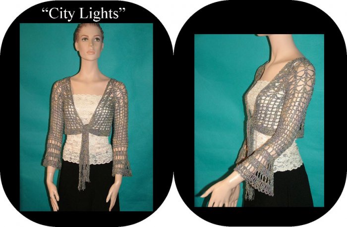 City Lights Long Sleeve Shrug Pattern