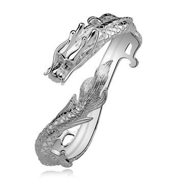 B222 Free shipping 925 silver plated bangle,zircon inlay