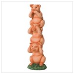 #35636 Innocent Pig Totem Pole