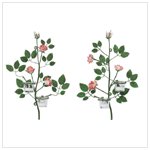 #33596 Victorian Rose Wall Sconces
