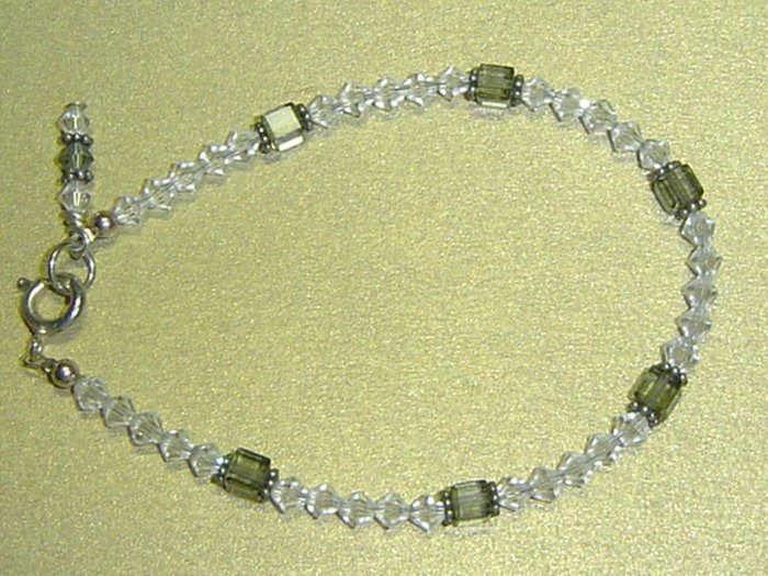 SWAROVSKI CLEAR & BLACK CRYSTALS Bracelet
