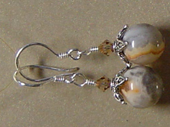 CRAZYLACE AGATE Gemstones Earrings