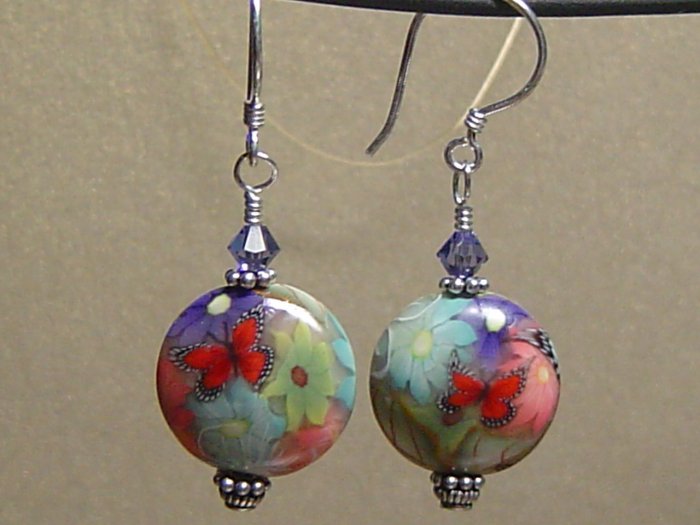 BUTTERFLY I Polymer Clay Earrings - KM