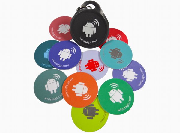 WhizTags Android Edition NFC Tags - 10 Pack - 1k Mifare Compatible Chip