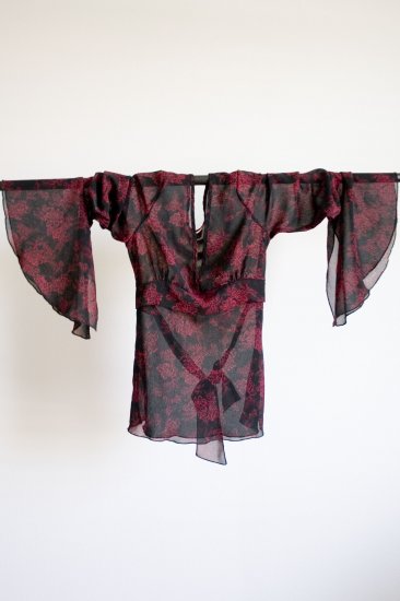 Sheer Kimono Style Top