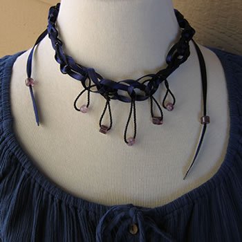 ribbon necklace