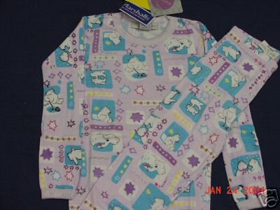 Girls Size 4 Lilac Polar Bear