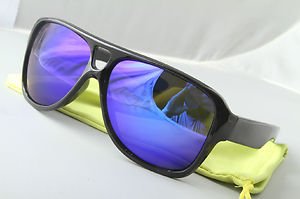 Funky Black/purp mirror aviator sunglasses stunna 80s dispatch style With Pouch
