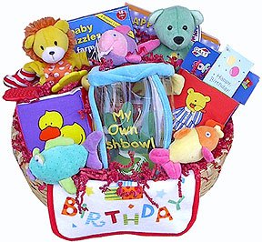 Ultimate First Birthday Gift Basket