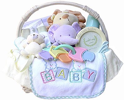Noah's Ark Baby Gift Basket (Boy, Girl or Neutral)