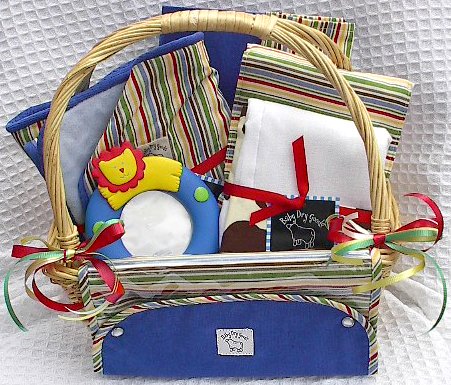 Stripeadelic Baby Gift Basket