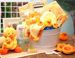 Bath Time Baby Gift Basket