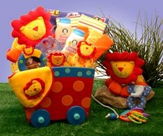 Silly Circus Baby Wagon Gift Set