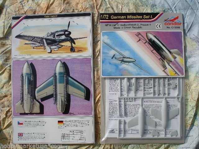 1/72 E-4 ENZIAN / BV 246 HAGELKORN MISSILE SET CONDOR
