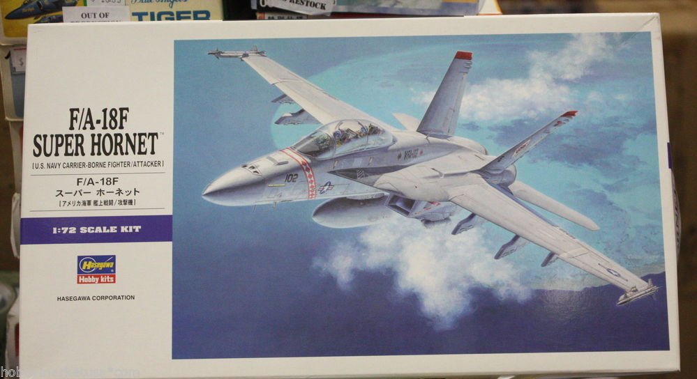 1/72 F/A-18F SUPER HORNET HASEGAWA NEW