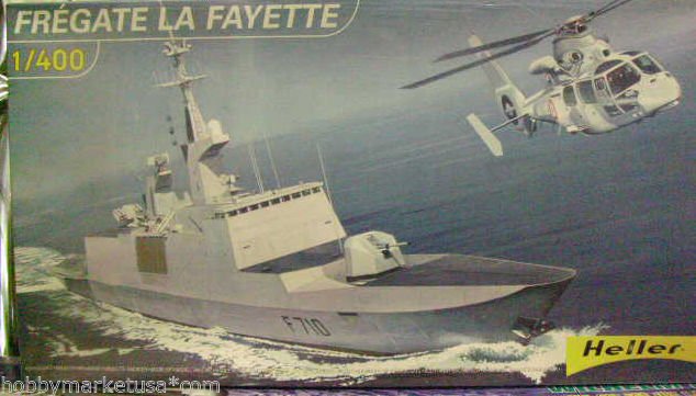 1/400 FRIGATE FREGATE LA FAYETTE FRANCE HELLER