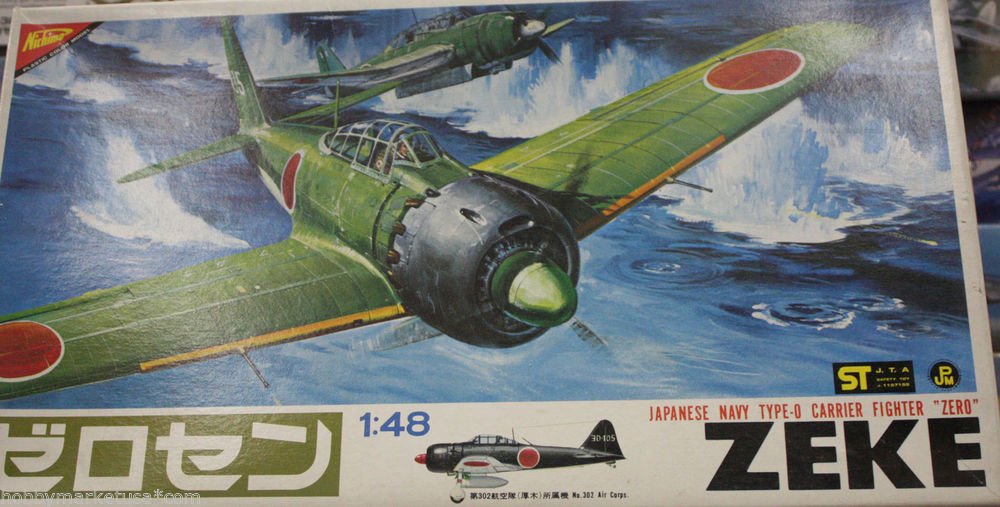 1/48 CARRIER FIGHTER ZERO ZEKE NICHIMO NEW