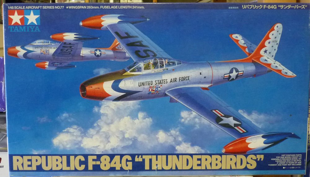 1/48 REPUBLIC F-84G THUNDERBIRDS USAF TAMIYA NEW