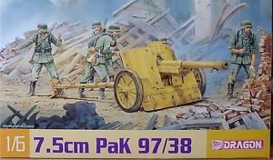 1/6 7.5CM PAK 97/38 DRAGON NEW