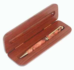Rosewood Single Pen Case