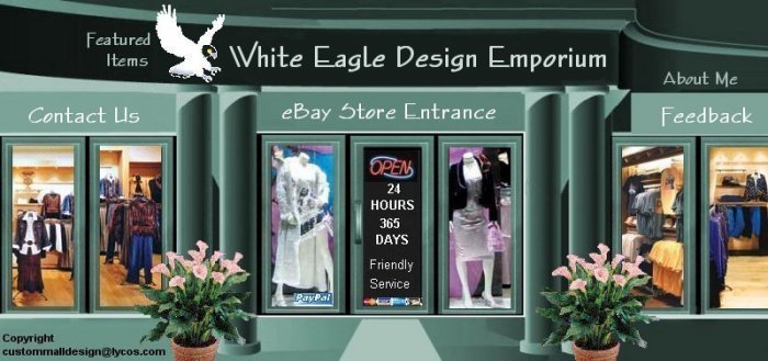 Website Web Site Auction Template Womens Clothing Mall Header Logo Your Links