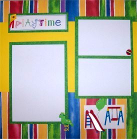 Custom Made 12x12 Scrapbook Album with 20 Pages