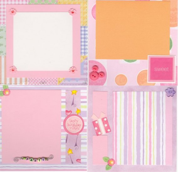 Custom Made 6x6 Scrapbook Album with 20 Pages