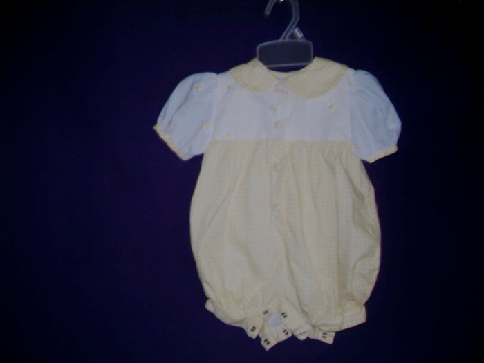 3 - 6 Mths - Nannette - Infant Girl Romper suit
