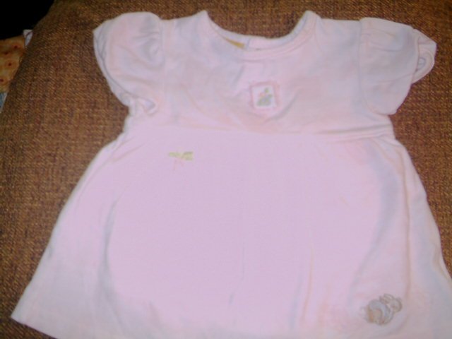 6 -9 MTHS - PETER RABBIT - INFANT GIRL-ROMPER DRESS