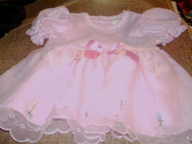 12 MTHS - BABY TOGS -INFANT GIRL- DRESSY DRESS