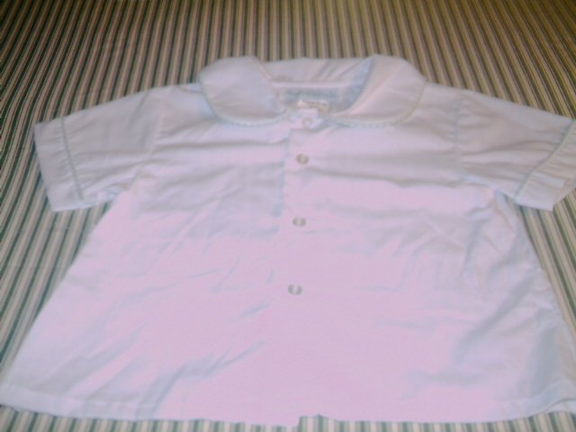 18 MTHS- FRENCH TOAST - INFANT GIRL SATIN BLOUSE