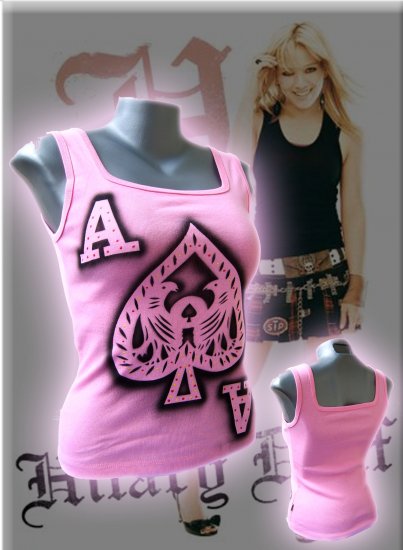 Ace of Spades 'Take a Gamble' Tank Top Pink