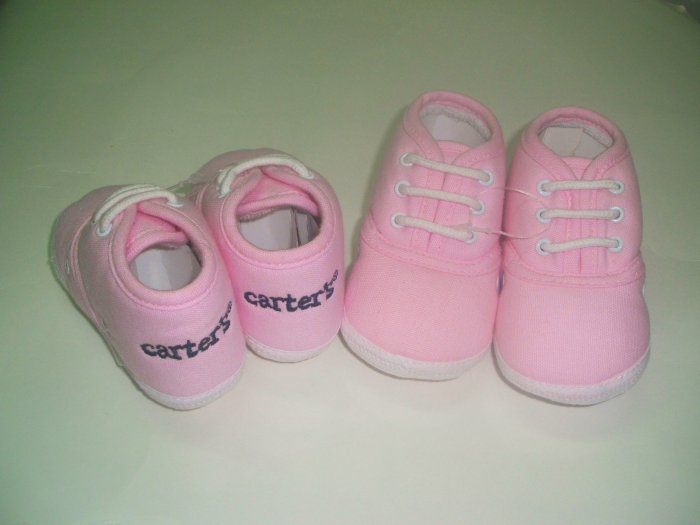 Carters Baby Pink Shoes - Size 3