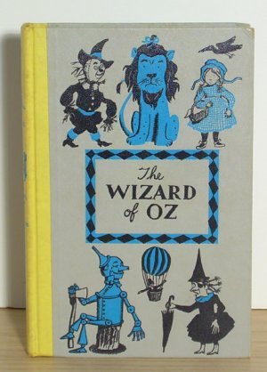 Wizard Of Oz Vintage Book 1944 Illustrated Rare Artwork Free Shipping