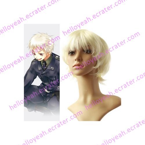 Axis Powers Prussia Gilbert Beilschmidt Cosplay wig