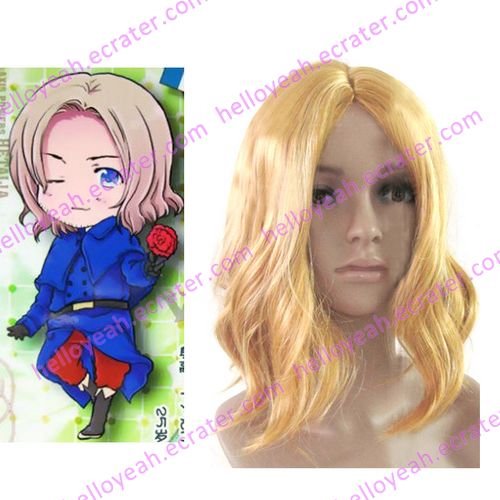 Cosplay wigs - Francis Bonnefeuille wigs from Axis Powers HETALIA