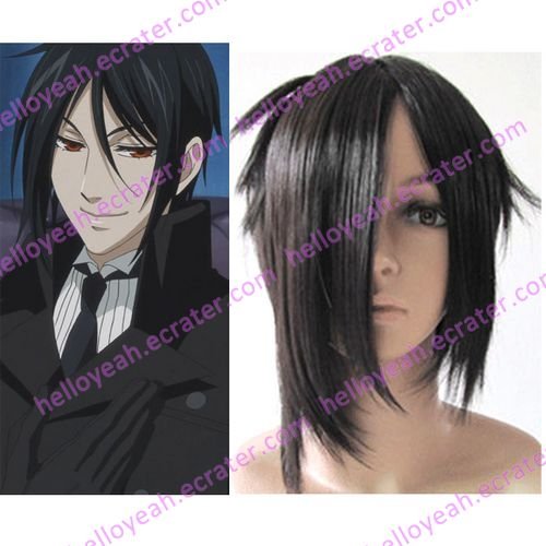 cospaly black wig from Kuroshitsuji