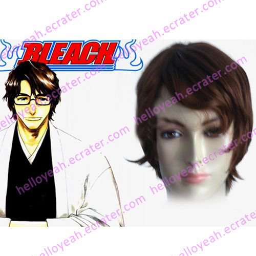 Bleach 5th Division Captain Aizen Sousuke Halloween Cosplay wig
