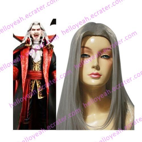 Castlevania Vampire Dracula Halloween Cosplay wig
